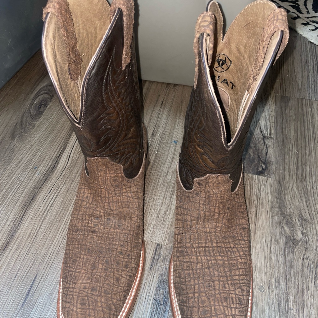Ariat Men's Circuit Paxton Western Boots Square Toe, Size 12d, Brown